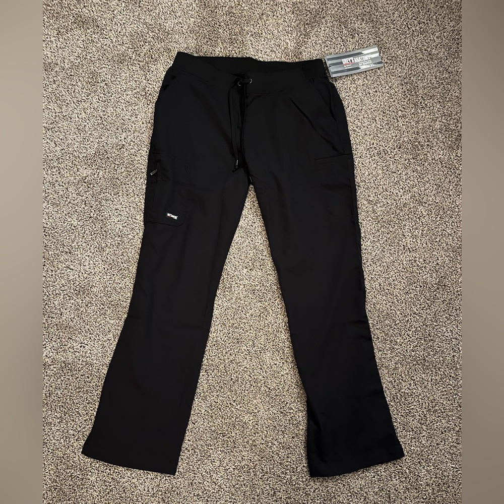 Barco By Greys Anatomy Scrub Bottoms MEDIUM black